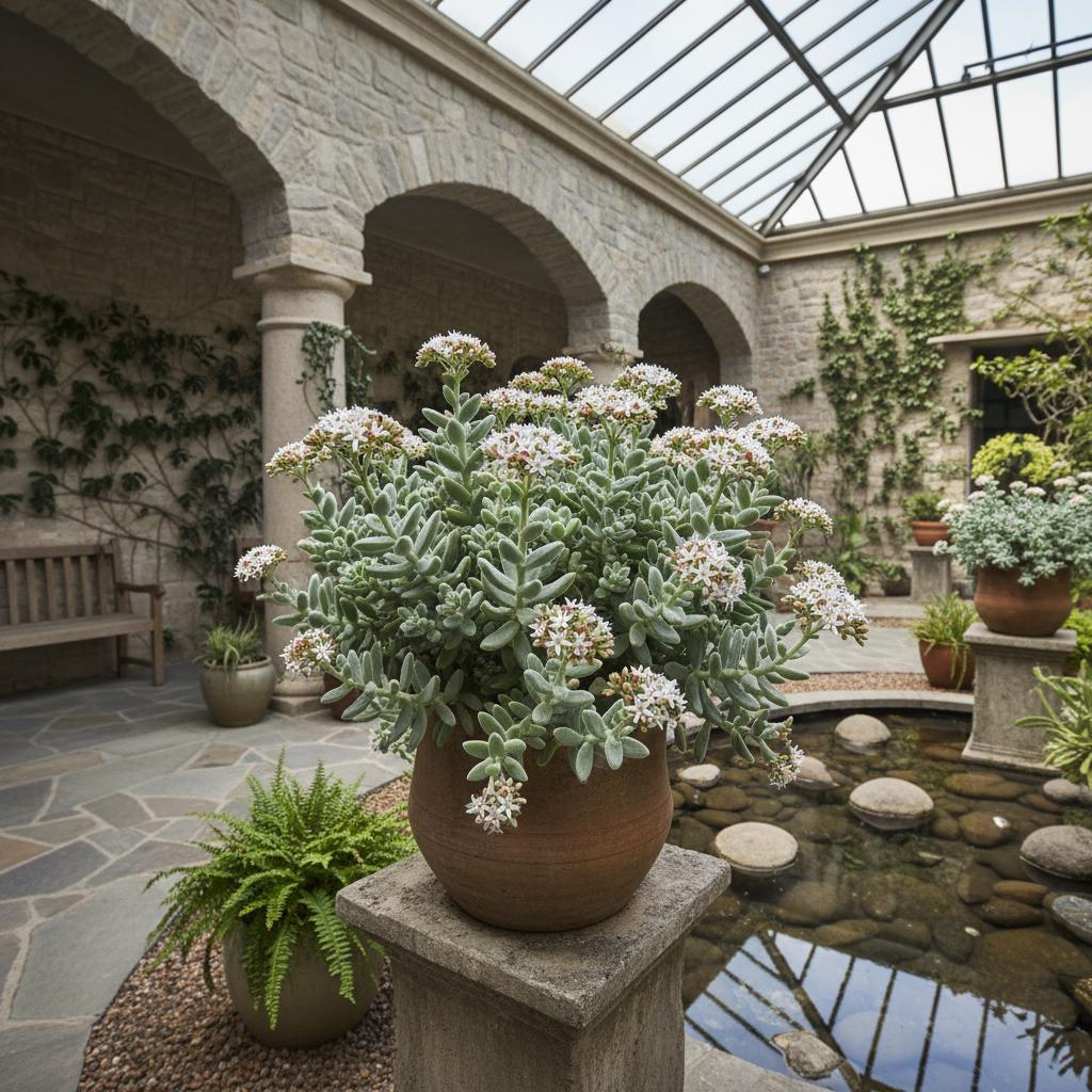 Kleblattrige Fetthenne (Crassula mesembryanthemoides)