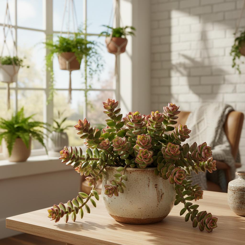 Candy Cane Crassula (Crassula rubricaulis 'Candy Cane')