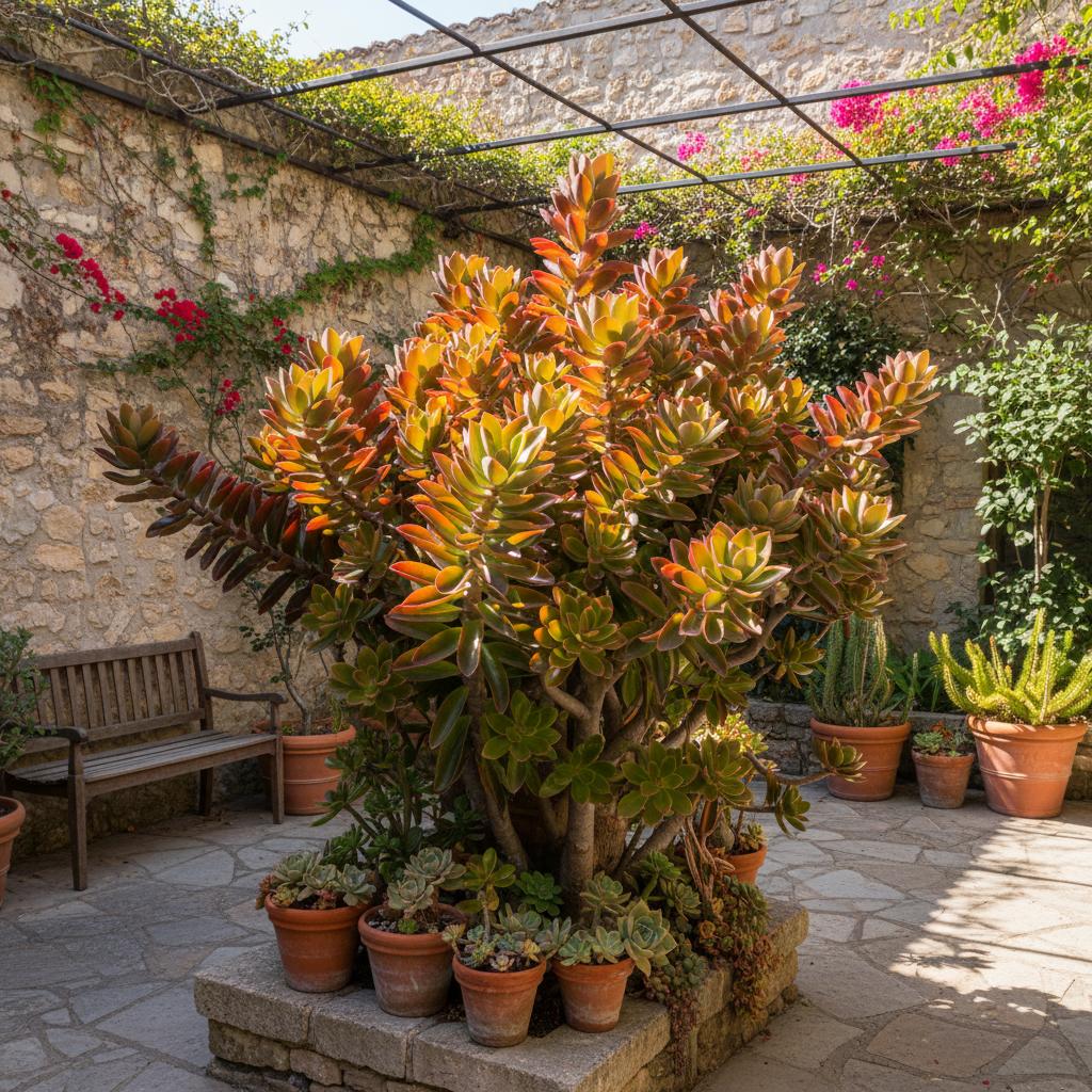 Hybrid-Dickblatt (Crassula × justi-corderoyi)