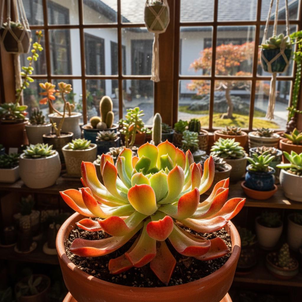 Feuerkrone (Crassula capitella)