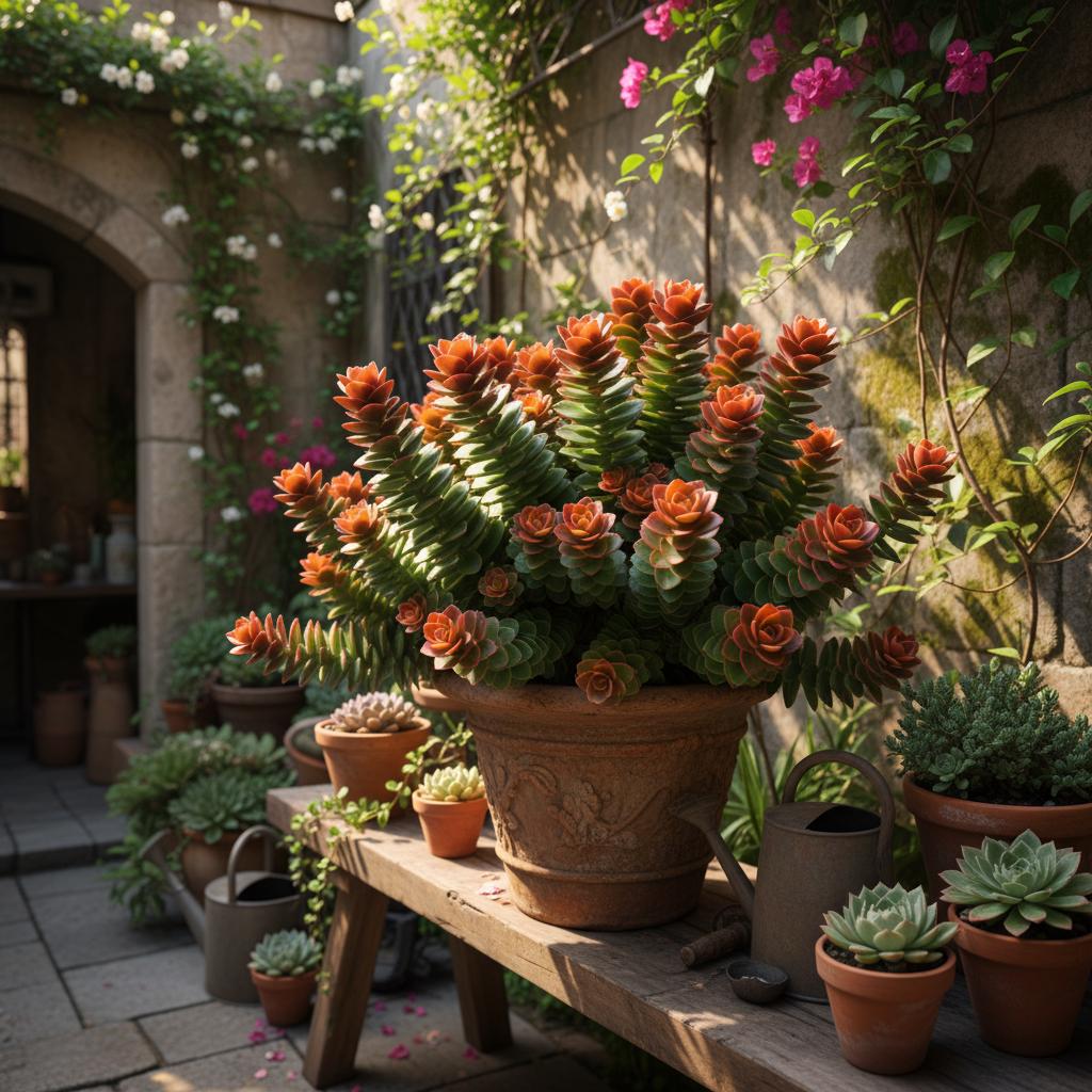 Kielblättrige Dickblatt (Crassula corymbulosa)