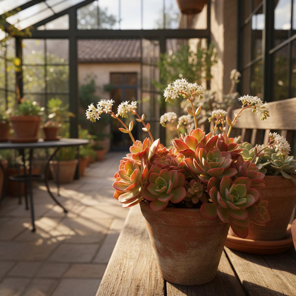 Mehrblättrige Fetthenne (Crassula multicava)