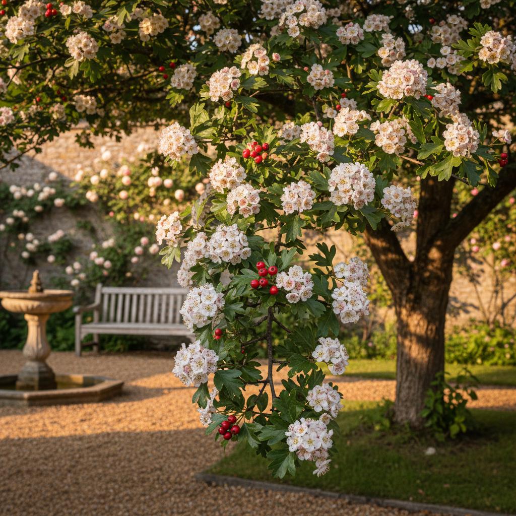 Glatthäutiger Weißdorn (Crataegus laevigata)