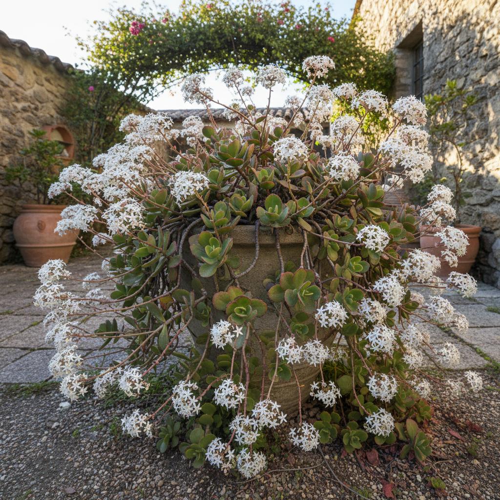 Hängende Crassula (Gelbe Hangkraut-Crassula) (Crassula sarmentosa)