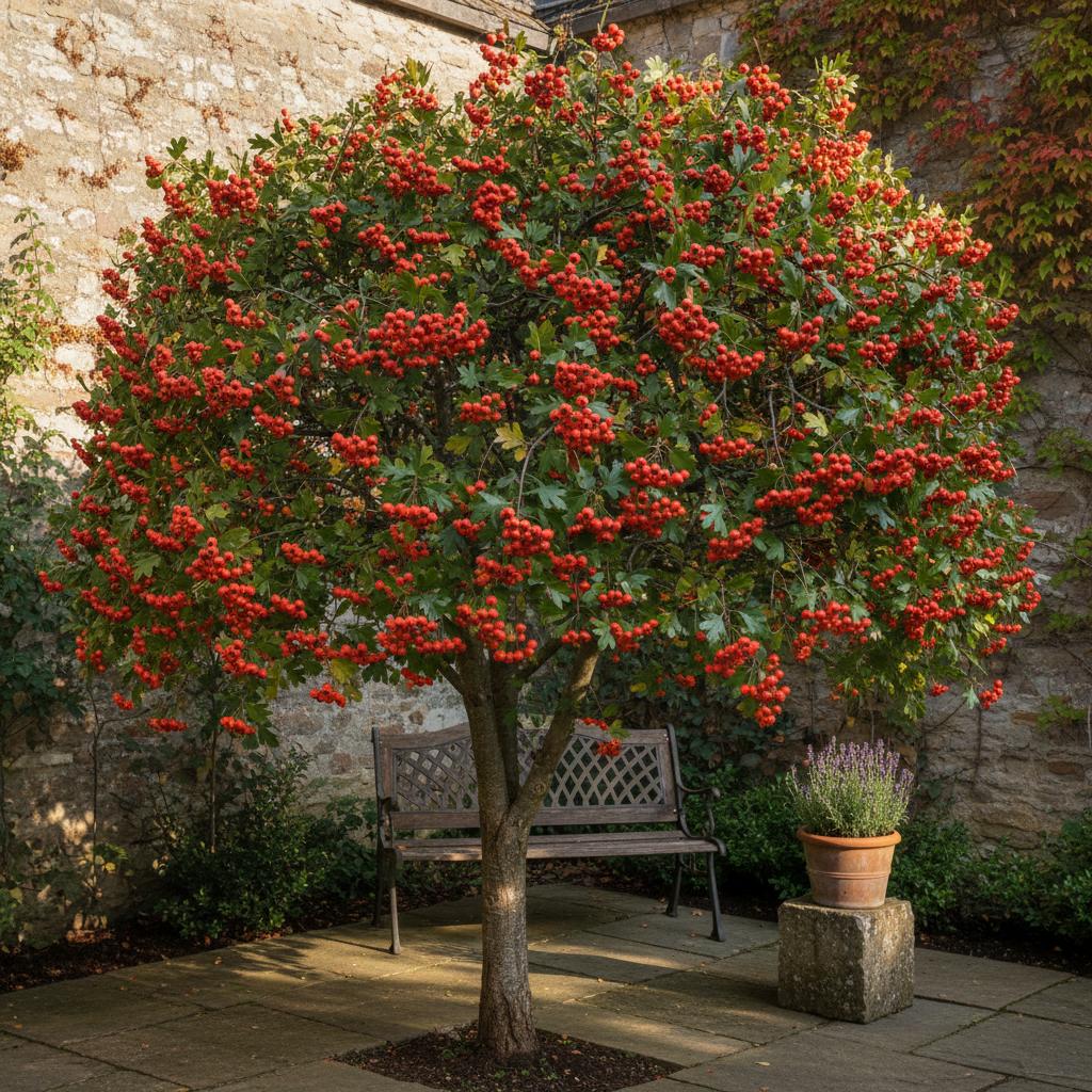 Goldfrucht-Weißdorn (Crataegus chrysocarpa)