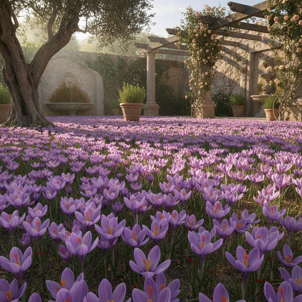 Safran-Krokus (Crocus sativus)