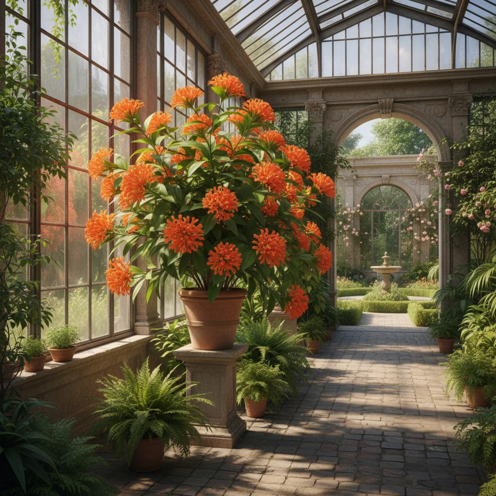 Crossandra (Fiore di Fuoco) (Crossandra infundibuliformis)