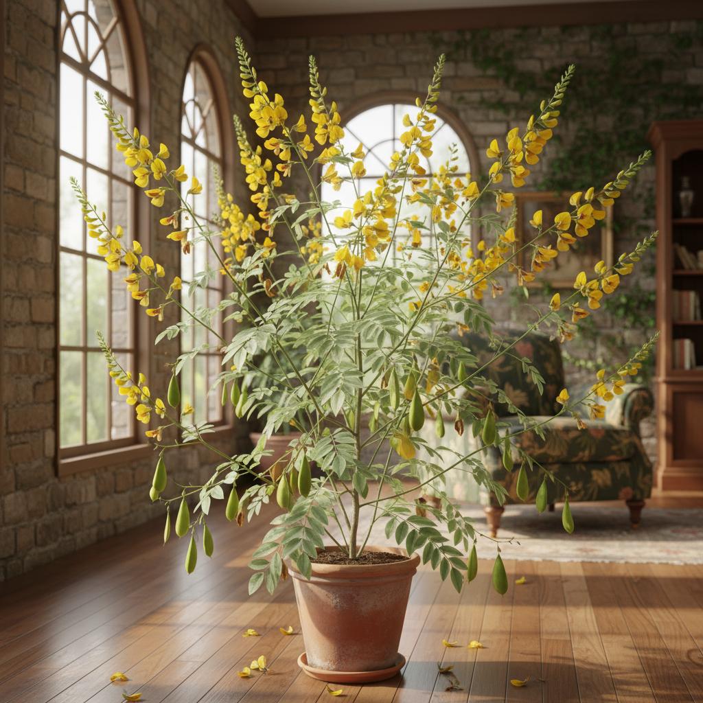 Gift-Hülsenklee (Crotalaria retusa)