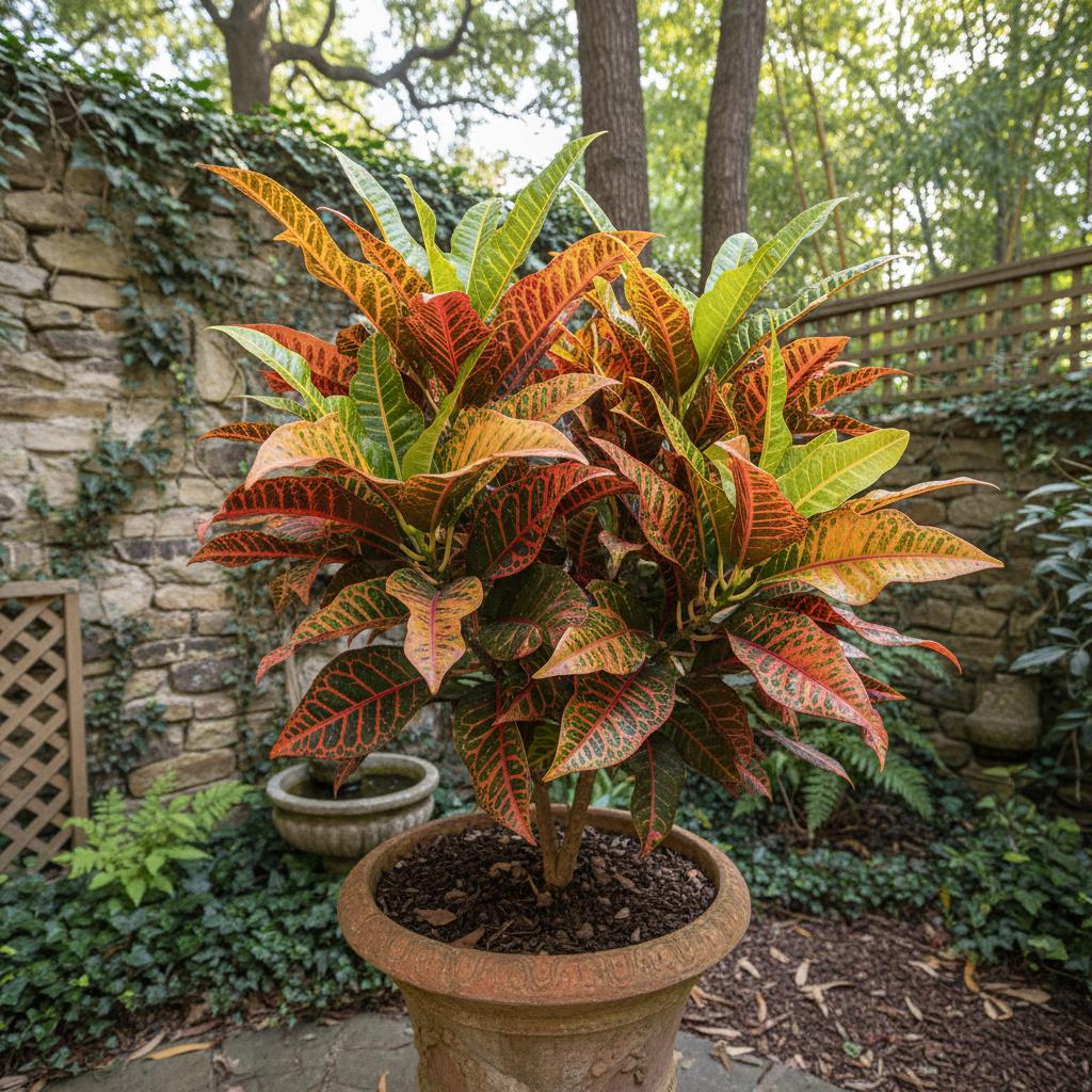 Truthahn-Kroton (Croton setigerus)