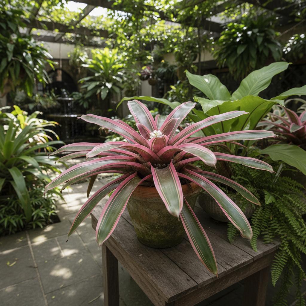 Sternananas (Cryptanthus bivittatus 'Pink Starlite')