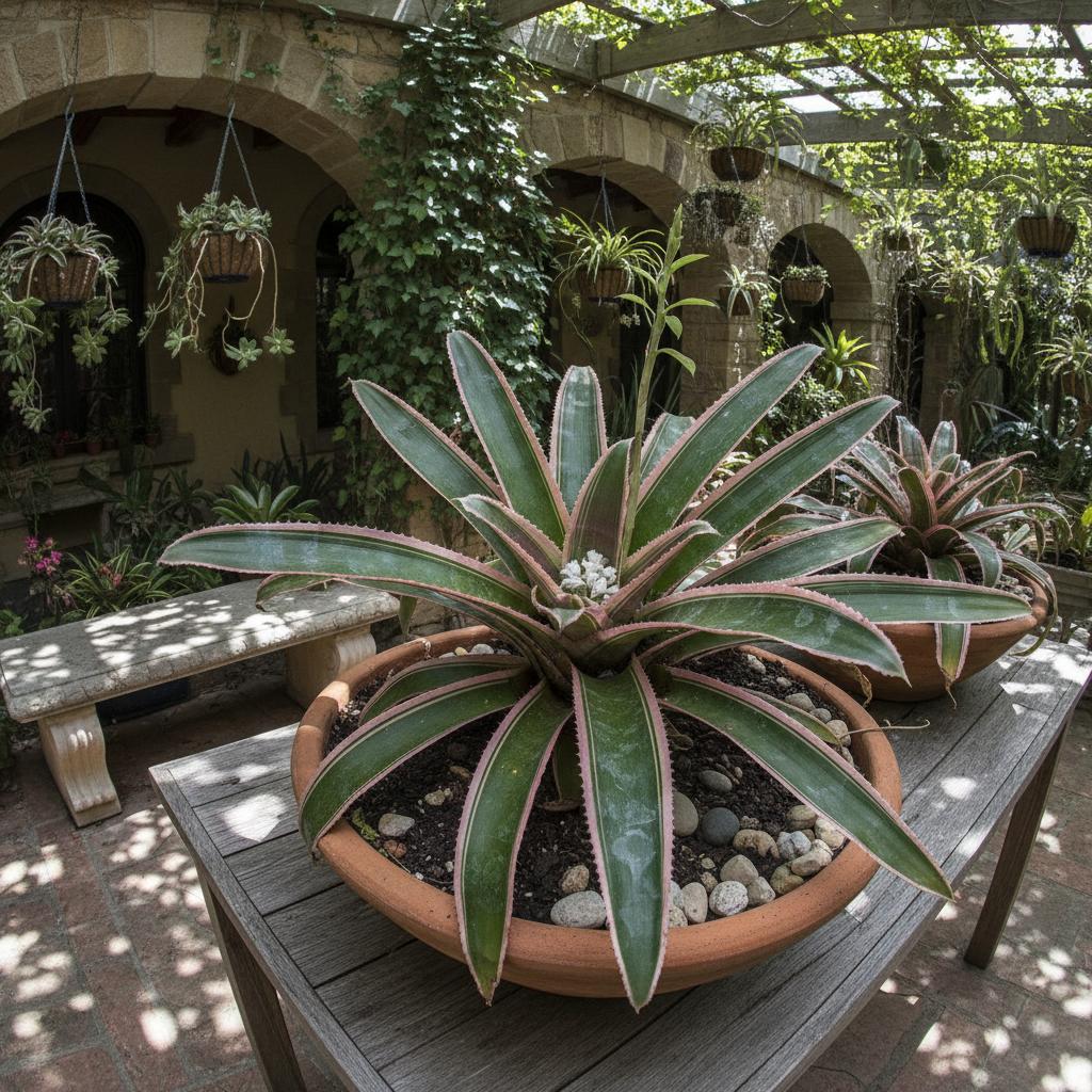 Zweistreifige Kryptanthe (Cryptanthus bivittatus)