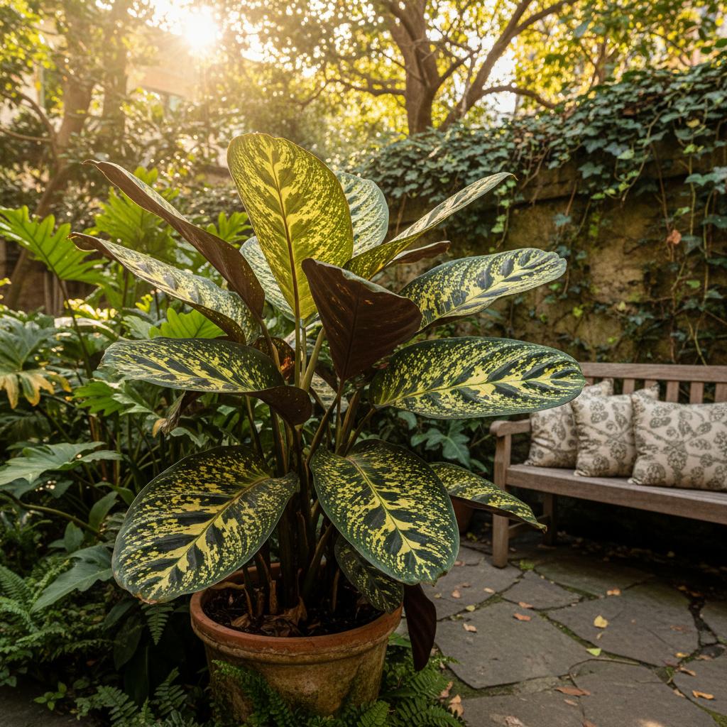 Gelbe Ctenanthe (Ctenanthe lubbersiana)