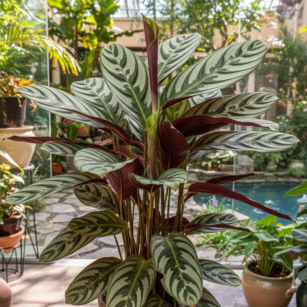 Wimperntante (Ctenanthe oppenheimiana)