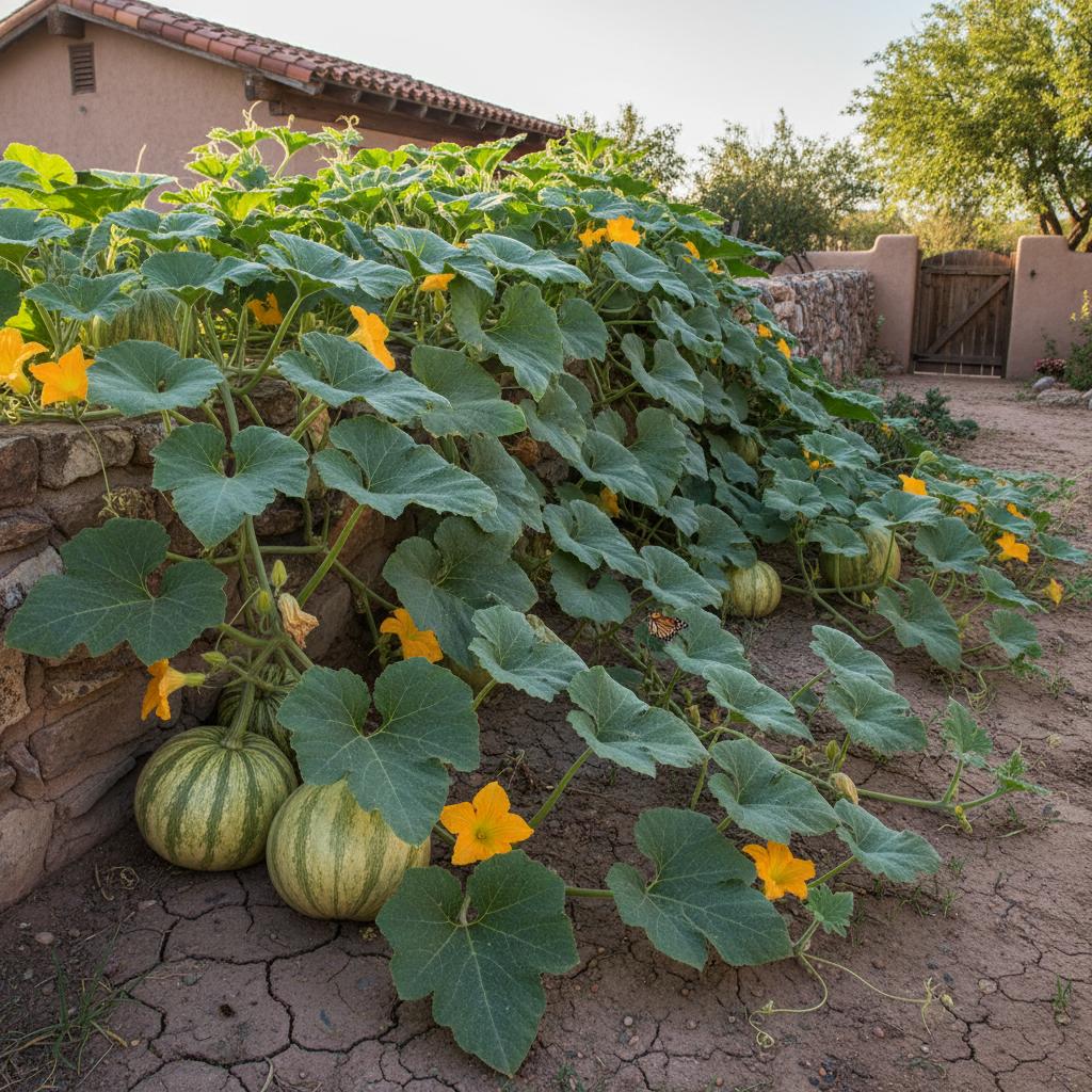 Büffelkürbis (Cucurbita foetidissima)