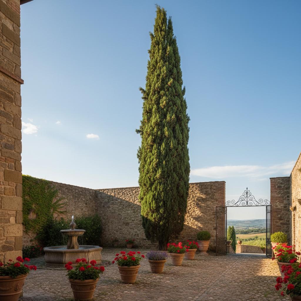 Immergrüne Zypresse (Cupressus sempervirens)