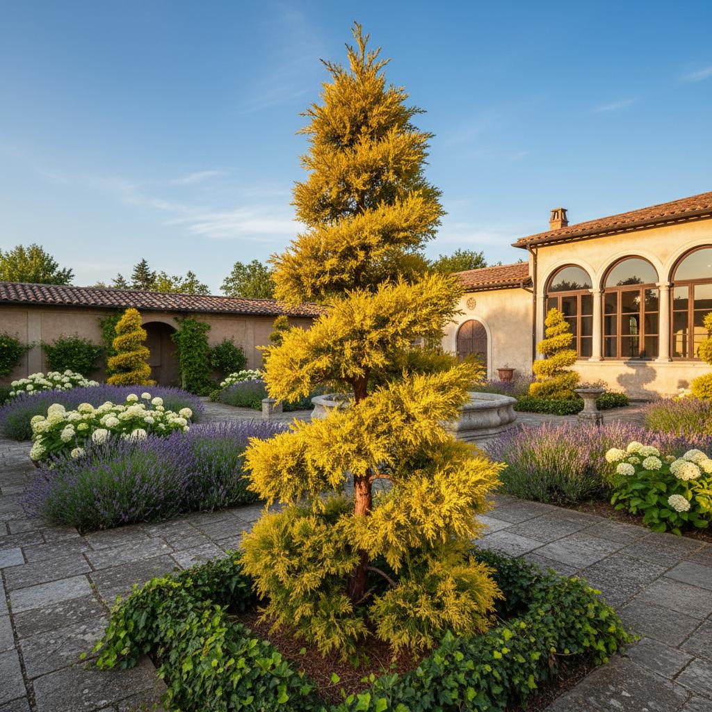 Goldcrest-Zypresse (Cupressus macrocarpa 'Goldcrest')