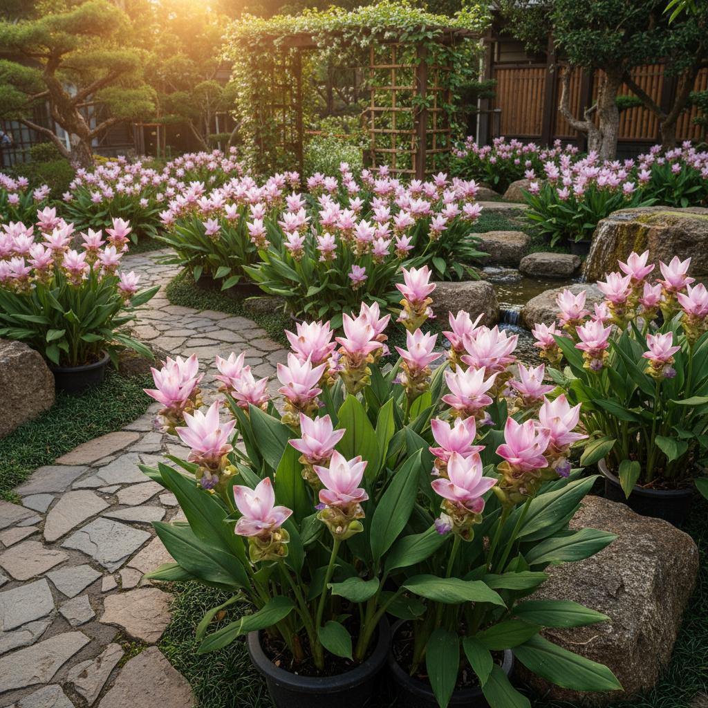 Siam-Tulpe (Curcuma alismatifolia)