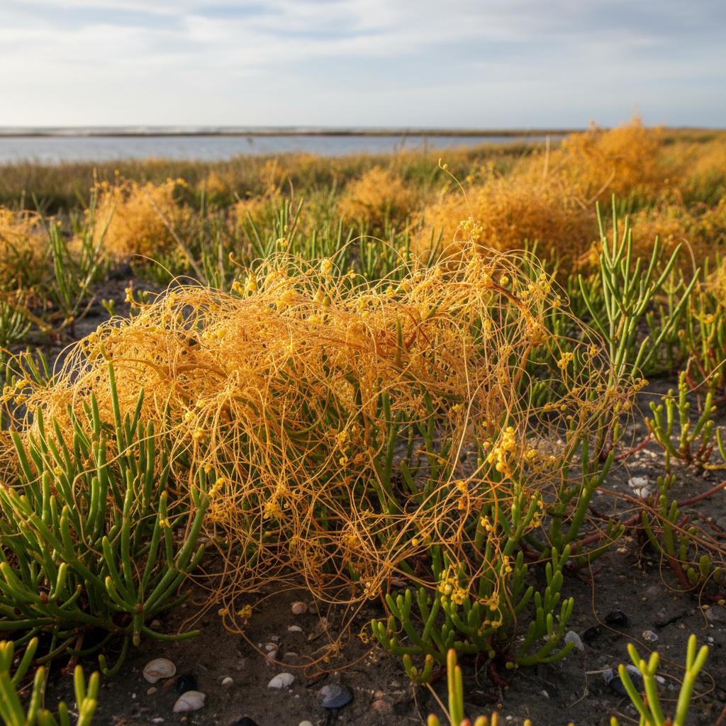 Salzwasser-Seide (Cuscuta salina)