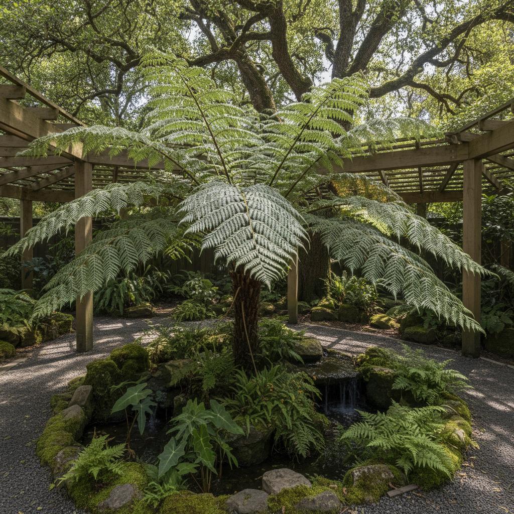 Silver Tree Fern (Cyathea dealbata)