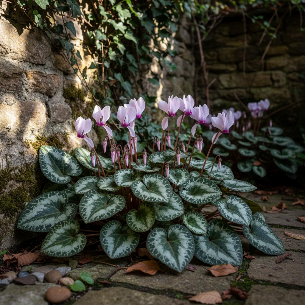 Herbst-Alpenveilchen (Cyclamen hederifolium)