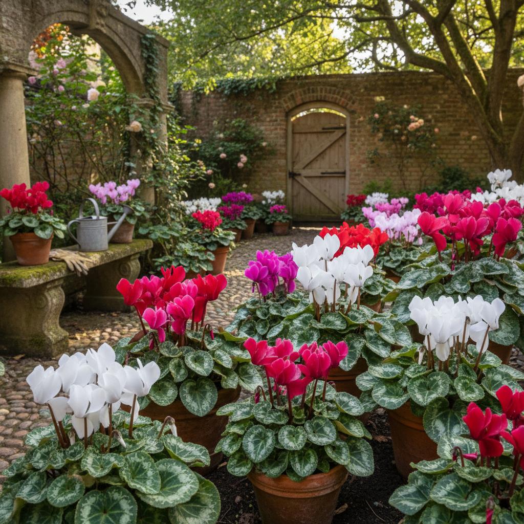 Alpenveilchen (Cyclamen persicum)