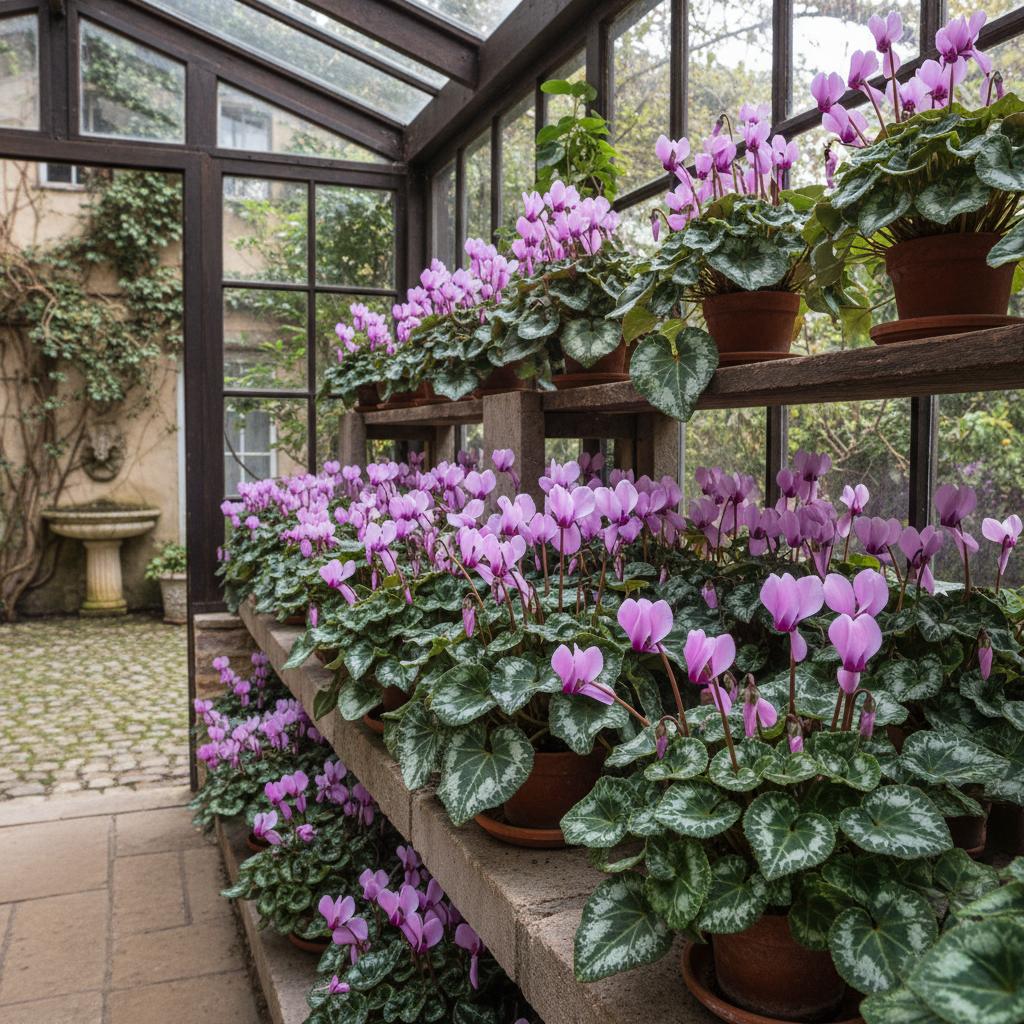 Alpine Cyclamen (Cyclamen purpurascens)