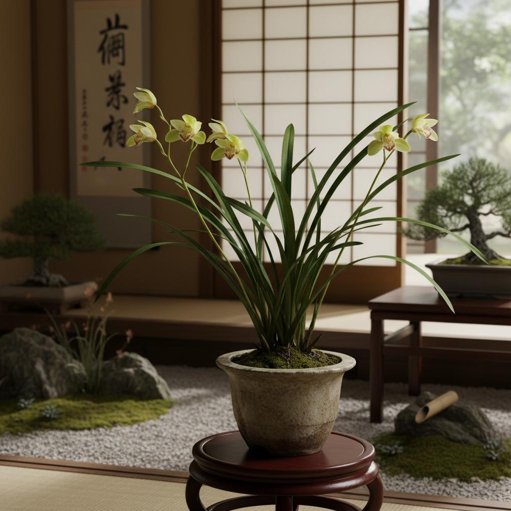 Frühlings-Kymbidium (Cymbidium goeringii)