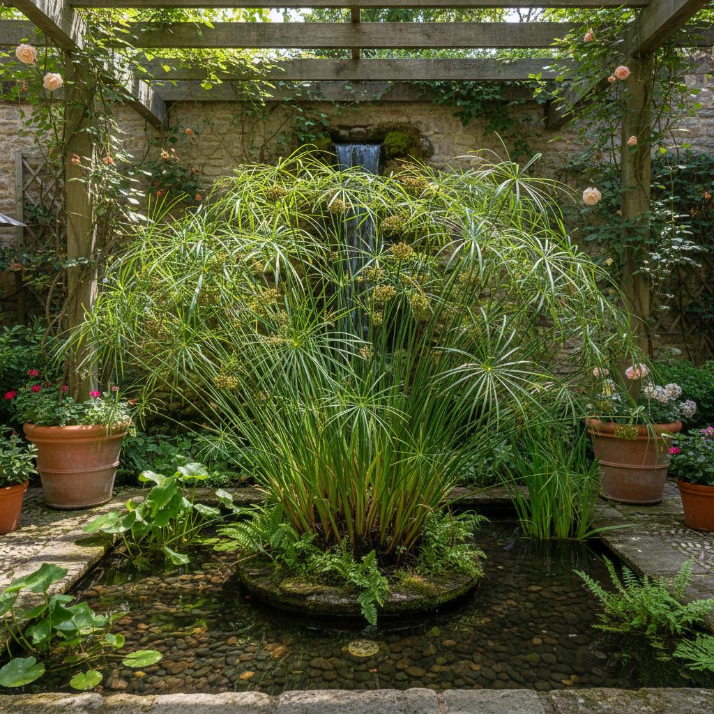 Schirmpapyrus (Cyperus alternifolius)