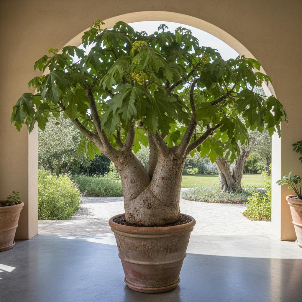 Elefantenfuß-Schildkrötenpflanze (Cyphostemma currorii)