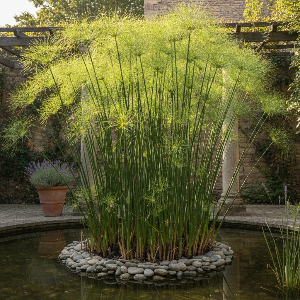 Papyrus-Schilf (Cyperus papyrus)