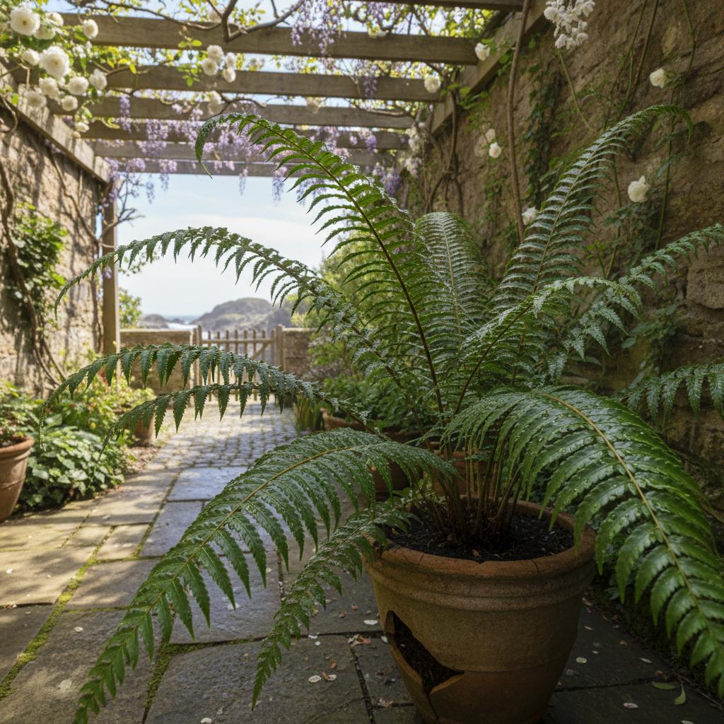 Meeres-Schildfarn (Cyrtomium falcatum var. maritimum)