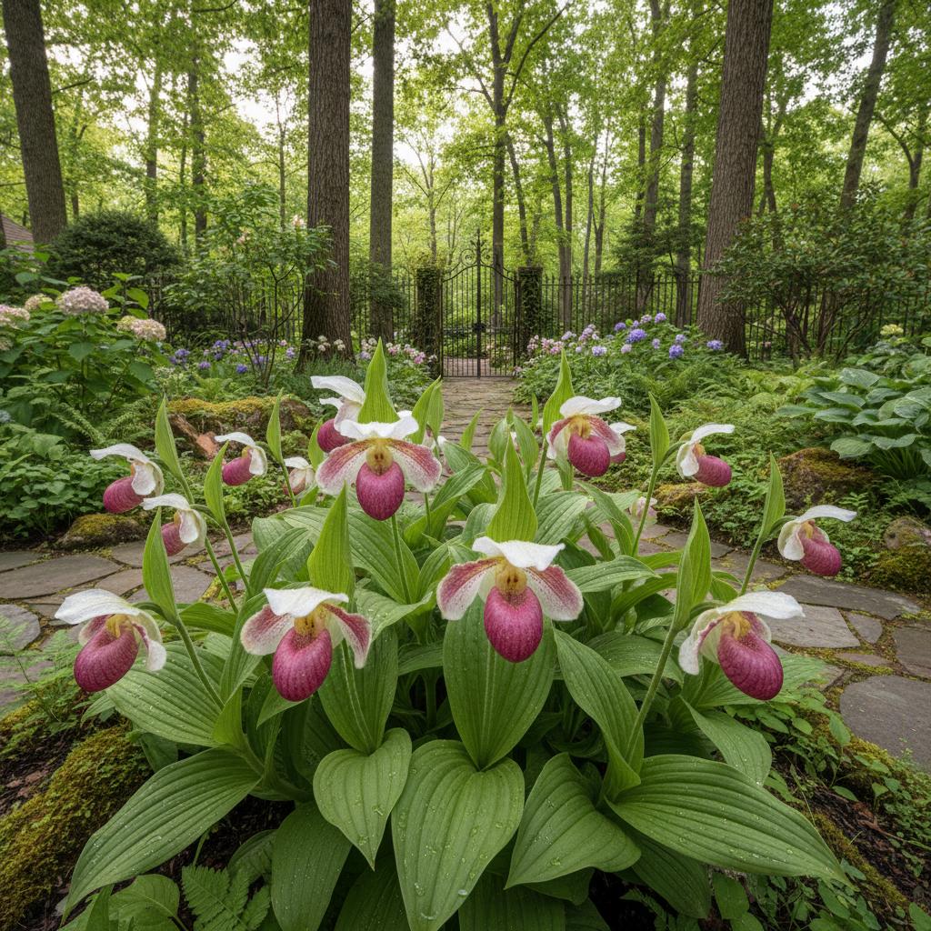 Königin-Schuh (Cypripedium reginae)