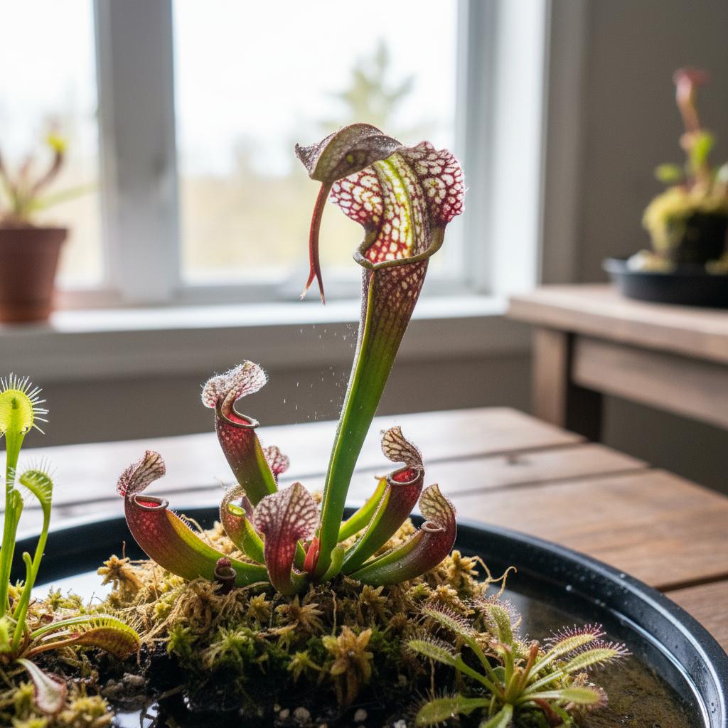 Kalifornien-Schlauchpflanze (Darlingtonia californica)