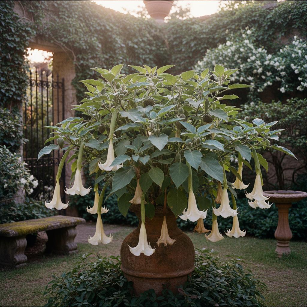 Weißer Schlafapfel (Datura innoxia)