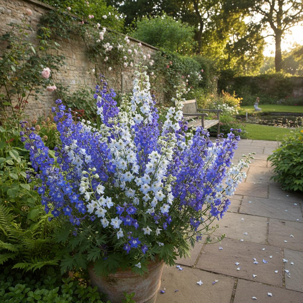 Zwerg-Rittersporn 'Mini Stars' (Delphinium new millennium 'Mini Stars')