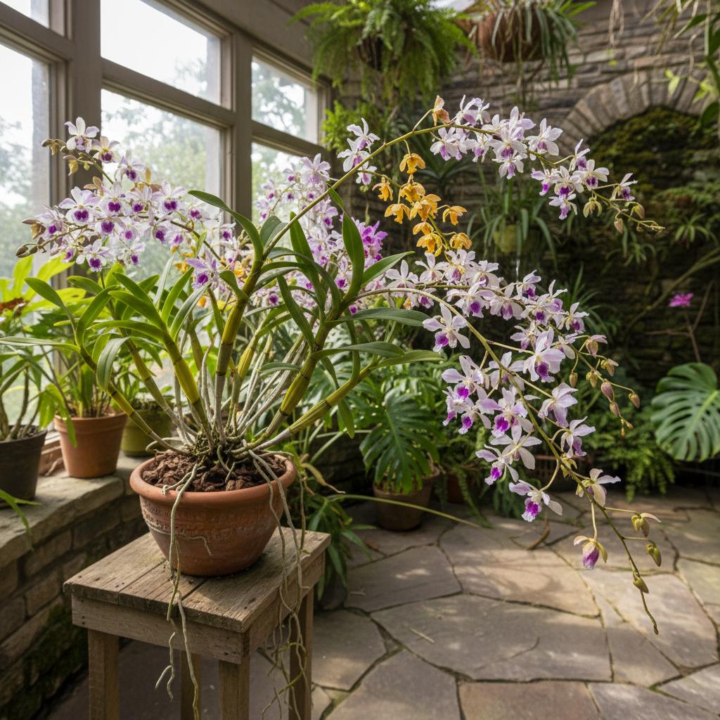 Dendrobium-Orchidee (Dendrobium spp.)