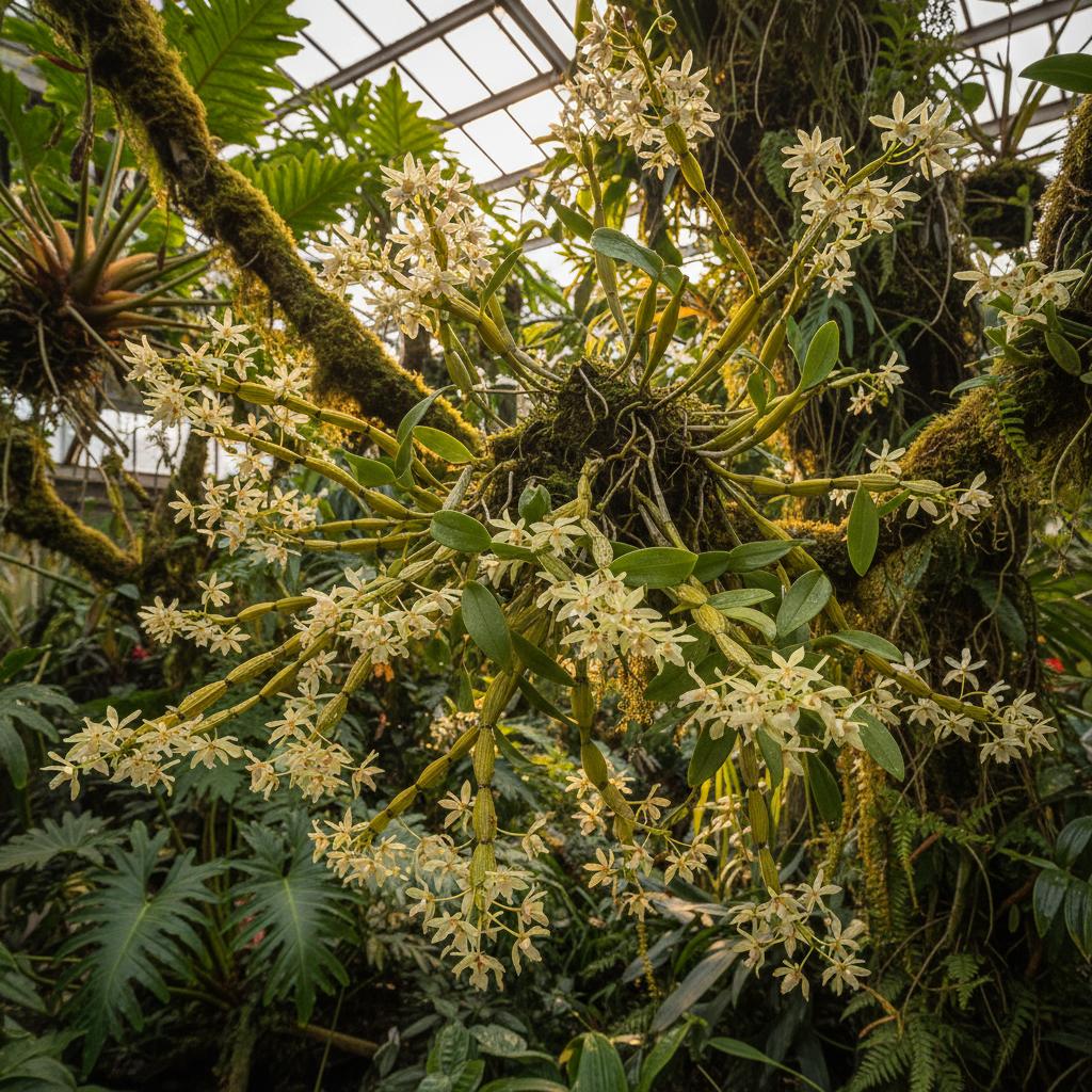 Gebogener Dendrobium (Dendrobium fractiflexum)