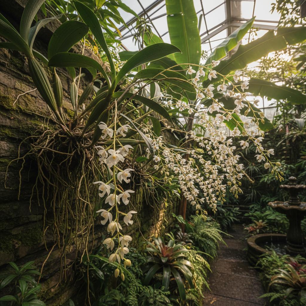 Glumiges Dendrochilum (Dendrochilum glumaceum)