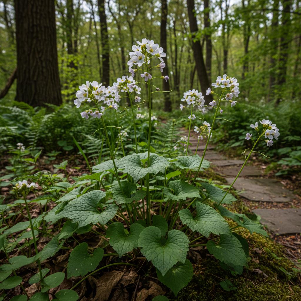 Zweiblättrige Zahnwurz (Dentaria diphylla)