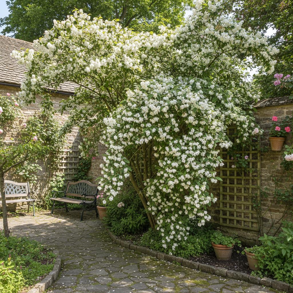 Rauhhaar-Deutzie (Deutzia scabra)