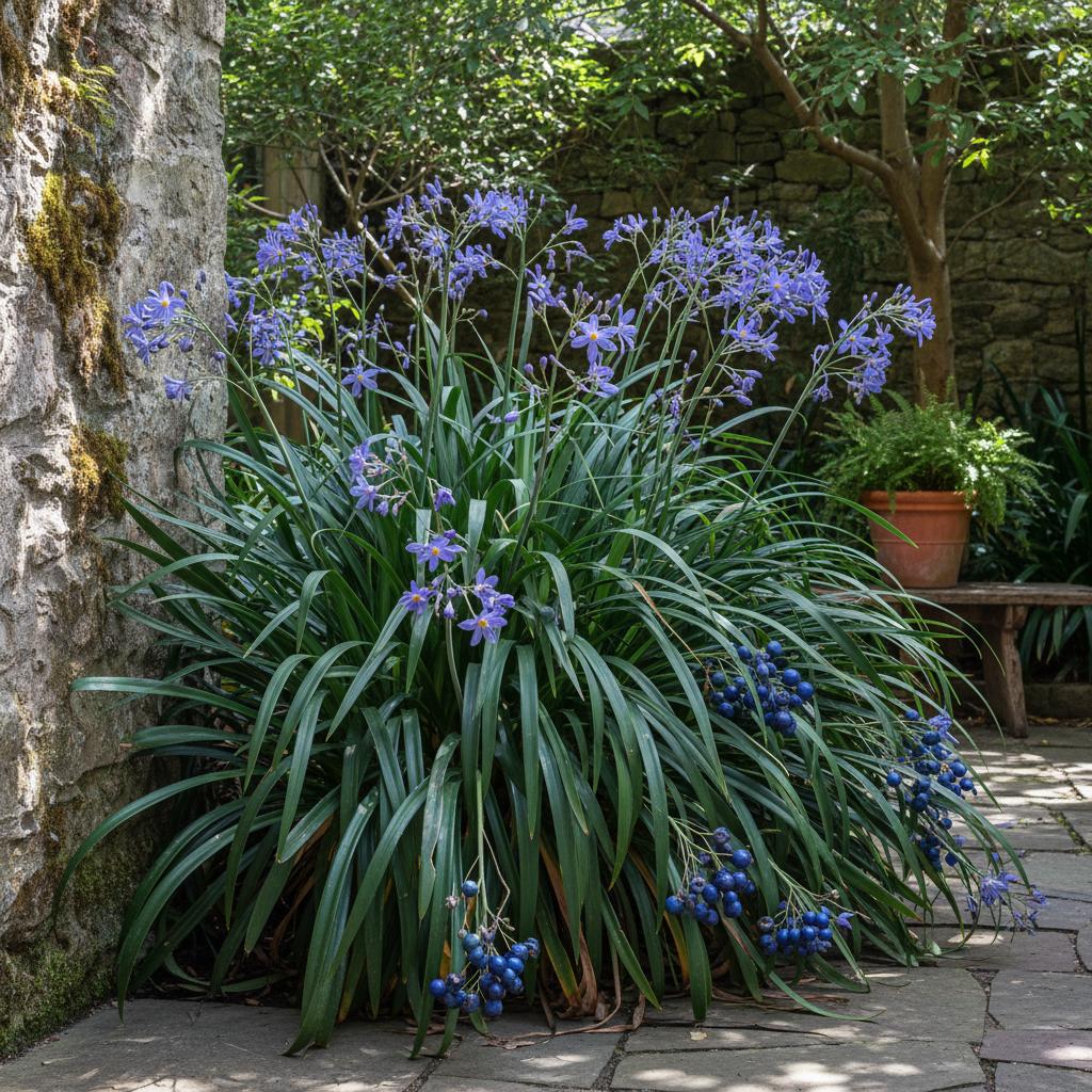 청색 다이엘라 (Dianella caerulea)
