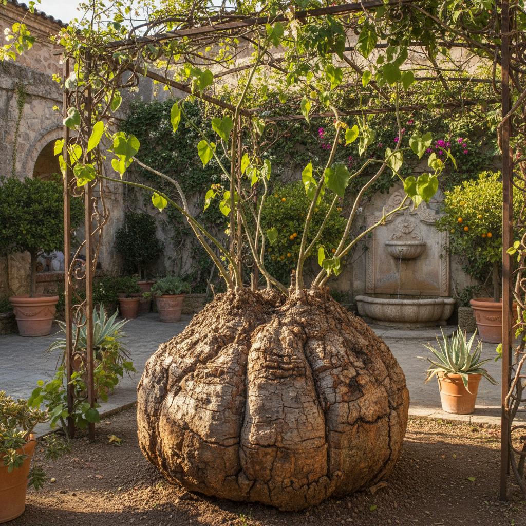 Elefantenfuß (Dioscorea elephantipes)