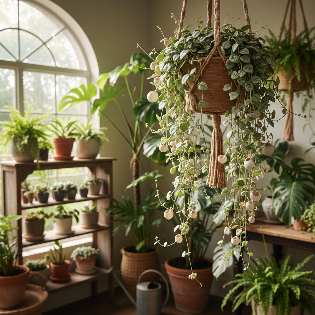 Münzenblättrige Dischidie (Dischidia nummularia)