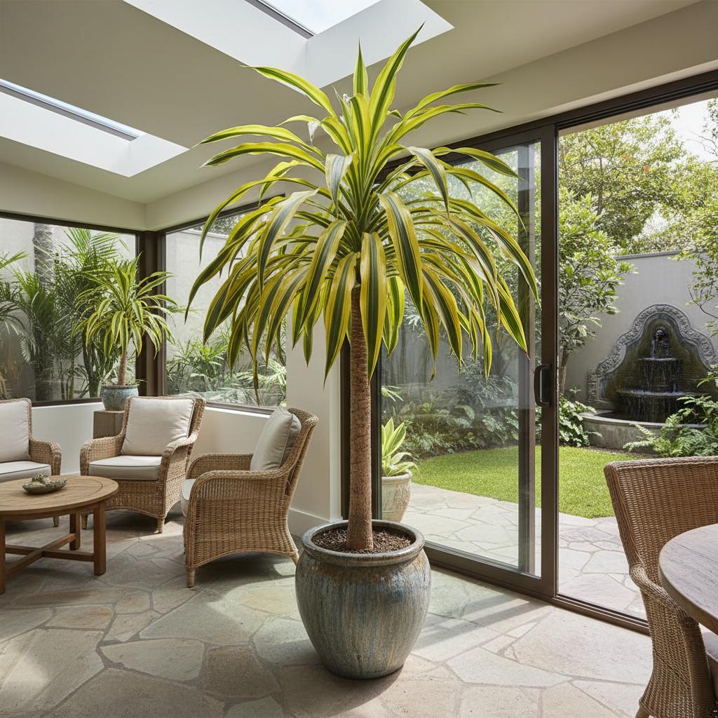 Duft-Drachenbaum 'Dorado' (Dracaena fragrans 'Dorado')