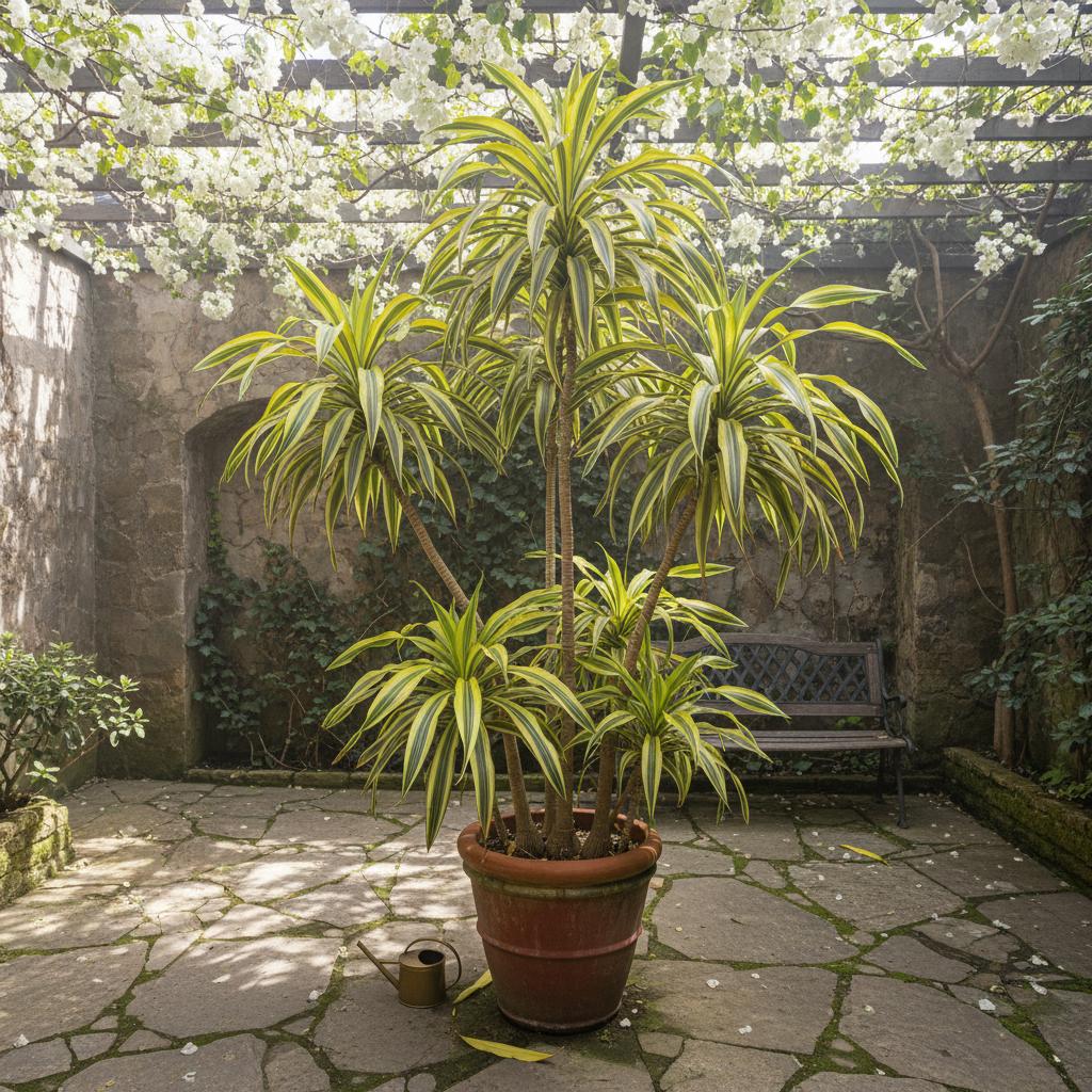 Gestreifter Drachenbaum (Dracaena fragrans Lindenii)