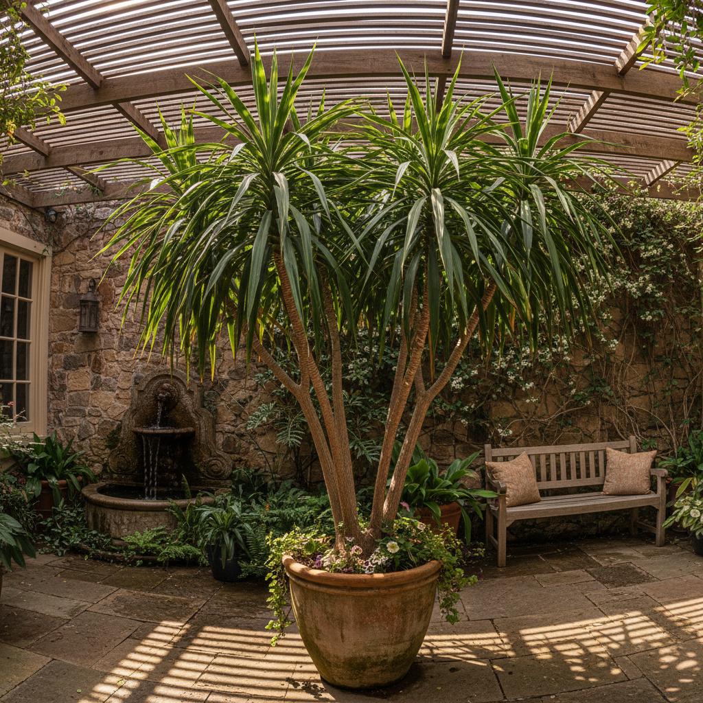 Hookers Drachenbaum (Dracaena hookeriana)