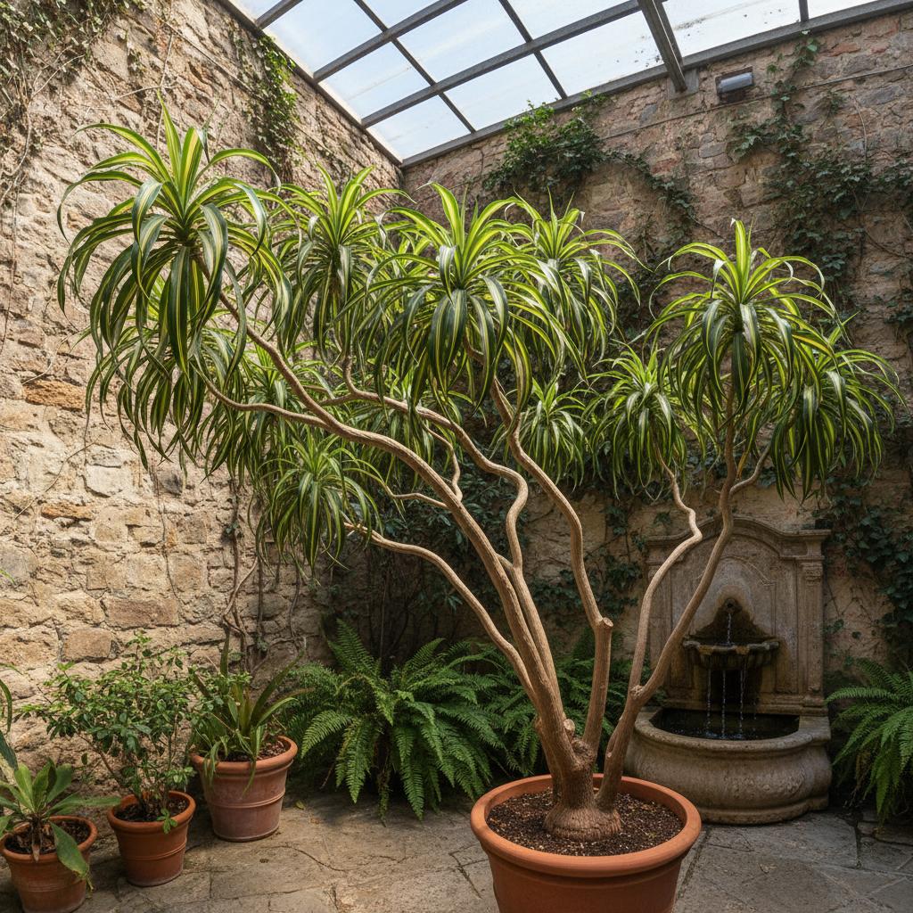 Drachenbaum reflexa (Song of India) (Dracaena reflexa)