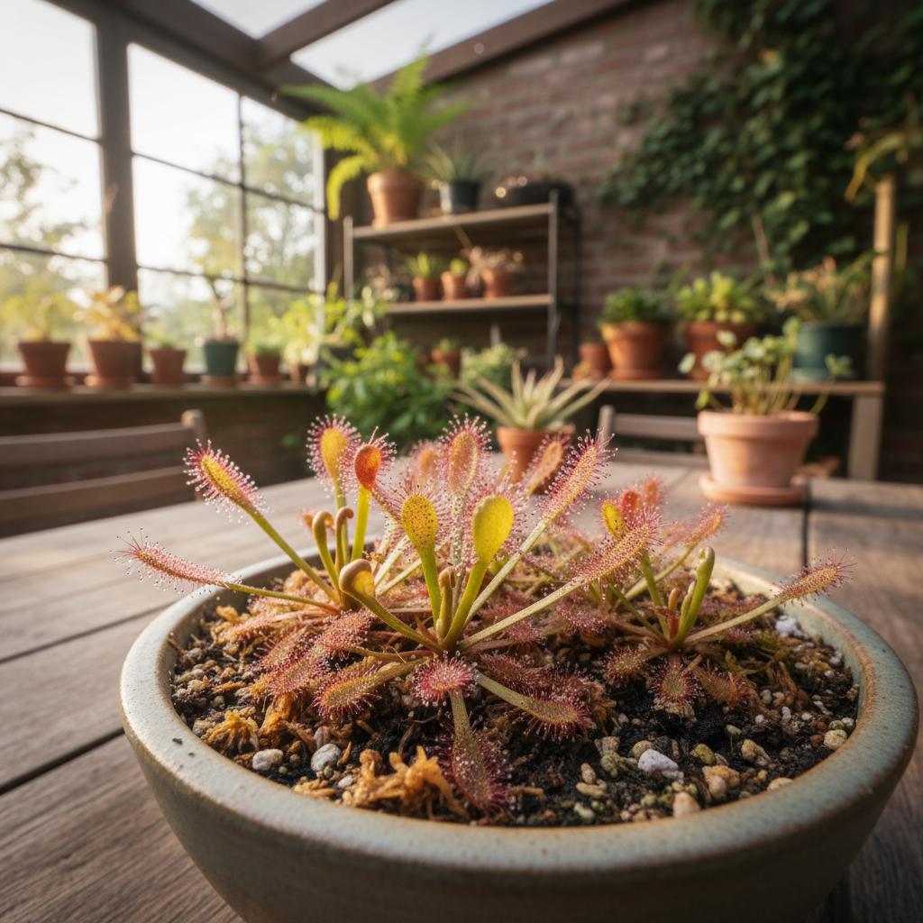 Drosera espátula (Drosera spatulata)