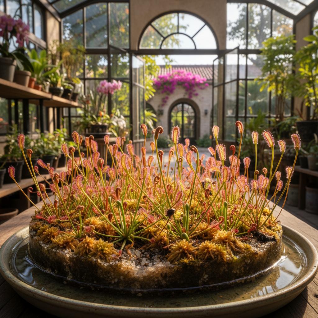 Drosera de Madagascar (Drosera madagascariensis)