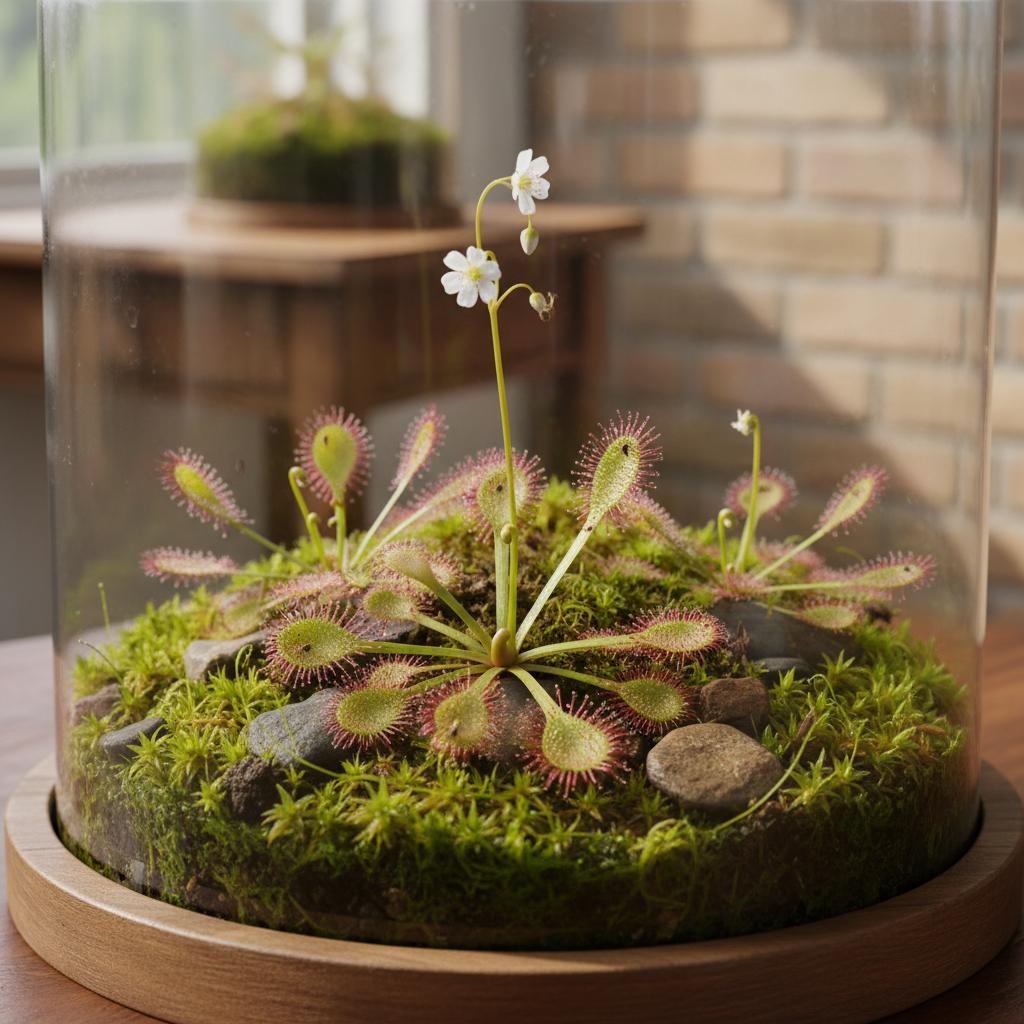 Rundblättriger Sonnentau (Drosera rotundifolia)